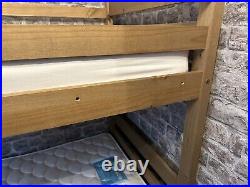 Rustic pine bunk bed