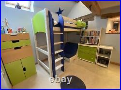 Scallywag Convertible Bed High Sleeper / Cabin Bunk / Single Bed and Futon