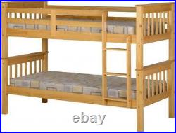 Seconique Neptune 3ft Pine Bunk Bed Can be Used as Two Singles