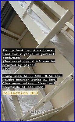 Short lenght bunk beds