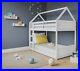 Single_Bunk_Bed_Wooden_Frame_3FT_Kids_Canopy_Sleeper_Pine_House_Bed_Grey_White_01_fz