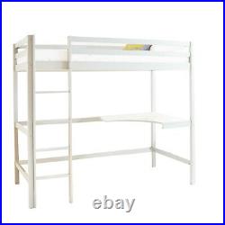Single Sleeper Bunk Bed Wooden Childrens Bunk Bed With Desk or Drawer Chest