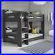 Single_Wooden_Frame_Bunk_Bed_Beds_Dark_Grey_Boys_and_Girls_Unisex_New_01_ho