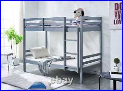 Single bunk bed wooden 3ft in White frame wooden single bunkbed