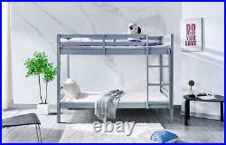 Single bunk bed wooden 3ft in White frame wooden single bunkbed