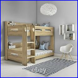 Sky Bunk Bed in Natural Oak Ladder Can Be Fitted Either Side
