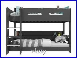 Sky Bunk Bed with Ladder In Dark Grey