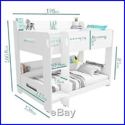 Sky White Bunk Bed Ladder Can Be Fitted Either Side