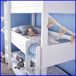 Snowdon White Wooden Bunk Bed with 4 Mattress Options