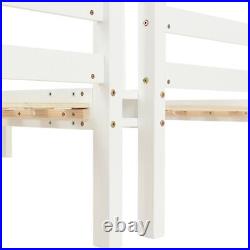Solid Pine Wooden Bunk Bed Triple Sleeper Ladder Children 3FT Single Size PZ