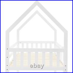 Solid White Wooden Frame 3ft Castle Themed Childrens Bunk Beds Frame only