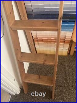 Solid Wood High Bed Or High Sleeper Wooden Pine Bunk Bed With Ladder RP £450