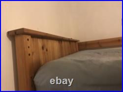 Solid Wood High Bed Or High Sleeper Wooden Pine Bunk Bed With Ladder RP £450