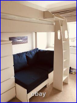 Stompa Uno S High Sleeper With Desk & Chair Sofa Bunk Bed