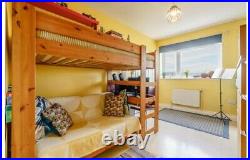 Stompa, bunk bed, high sleeper with small double sofa bed, desk