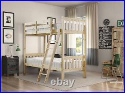 Strictly Beds and Bunks Aspen 3ft Single Heavy Duty Pine Bunk Bed (EB97)
