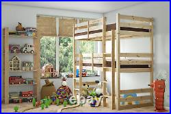 Strictly Beds and Bunks Fusion 3ft Single Heavy Duty Solid Pine Bunk Bed (EB70)
