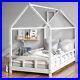 Treehouse_Single_Bunk_Bed_Pine_Wooden_Frame_Kids_Childrens_Sleeper_House_Canopy_01_jmw