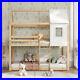 Treehouse_Single_Bunk_Bed_Wooden_Frame_3FT_Kids_Sleeper_Pine_House_Canopy_01_wst