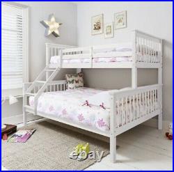 Triple Bed, Bunk Bed, Double Bed in White Hanna Kids