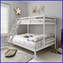 Triple Bed Bunk Bed in White Double & Single Kids Kent