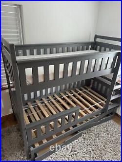 Triple Bunk Bed With Drawers incl Mattress x3