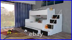 Triple Or Double Modern Bunk Bed For Child Kids Child Bedroom Boy Girl