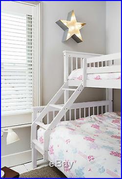 Double Bed in White Hanna Kids Triple Sleeper Bed Bunk Bed