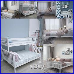 Triple Sleeper Bunk Bed / Daybed with Pull out Trundle / Double Bed Frame