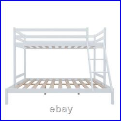 Triple Sleeper Bunk Bed Solid Wooden Bed Frame for Children Adults