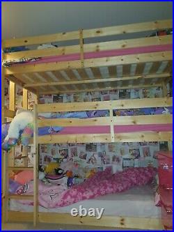 Triple bunk bed- very good condition