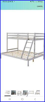 Triple bunk beds with double and single mattresses included