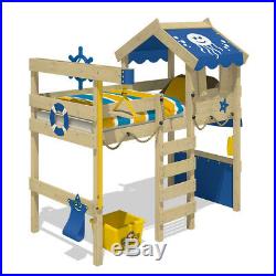 WICKEY CrAzY Jelly Bunk bed Children's Single Bed Adventure bed with platform
