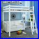White_Wood_3FT_Single_Bed_High_Sleeper_Cabin_Bunk_Bed_Loft_Bed_Left_Right_Ladder_01_xfsp