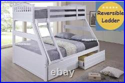 White bunk beds with storage Used Also Comes With Mattress If You Like