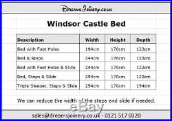 Windsor Castle, Prince or Princess Bunk, Cabin or Triple Sleeper Bed