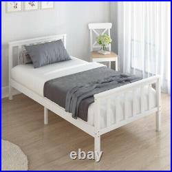 Wood Bed Frame 3FT Single/4FT6 Double/Triple Sleeper Bunk/2 in 1 Beds Bedroom UK
