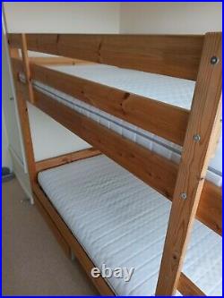 Wooden Bunk Bed 90x200cm