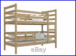 Wooden Bunk Bed JACK for Children Kids Teens + Mattresses + FREE DELIVERY