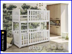 Wooden Bunk Bed Konrad with Cot Bed (Pick Up Only)