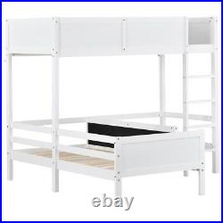 Wooden Bunk Bed L Shape High Sleeper 3FT Single Bed Frames Daybed Sofa Bed Kids