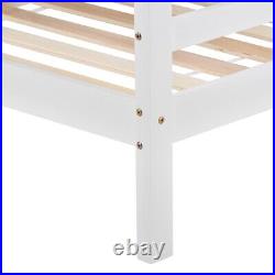 Wooden Bunk Bed L-Shape High Sleeper 3FT Single Bed Frames Daybed Sofa Bed Kids