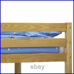 Wooden Bunk Bed, Wyoming Solid Pine Children's Bed Single 4 Mattress Options