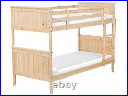 Wooden EU Single Size Bunk Bed Light ALBON