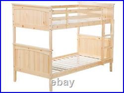 Wooden EU Single Size Bunk Bed Light ALBON