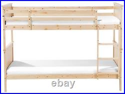 Wooden EU Single Size Bunk Bed Light ALBON