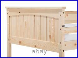 Wooden EU Single Size Bunk Bed Light ALBON