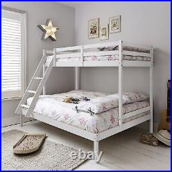 Wooden Triple Bunk Bed Children Bedroom Furniture 3FTSingle 4FT6 Double Kids Bed