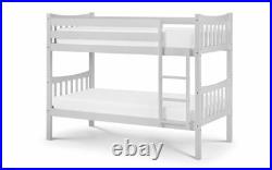 Zodiac Bunk Bed Grey Hardwood 3ft Bunk Beds by Julian Bowen 2 Man Home Del